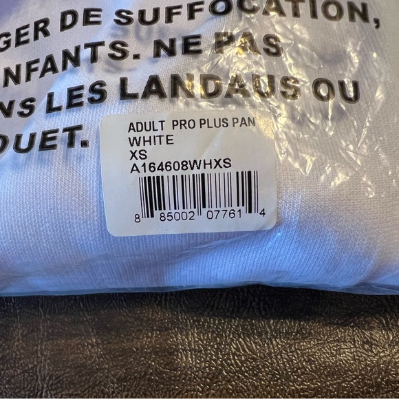 Easton Pro Plus pro+ Baseball Pants XS A164608 white Elastic Bottoms NWT - Picture 7 of 8